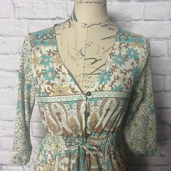 Pinterest Viral Boho Western Button Down Dress - Picture 2 of 11